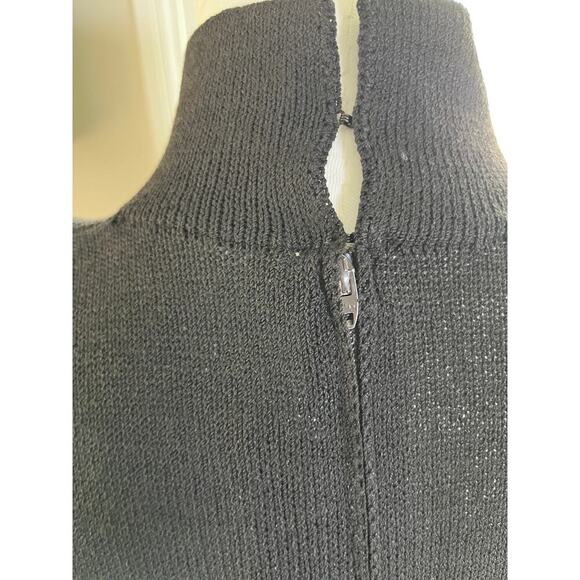 St. John Black Knit 2-Piece Set  Sweater + Skirt‎ Women’s 8 Classic - Picture 5 of 15